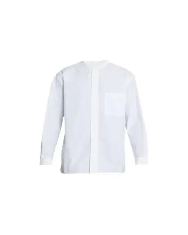 3.1 Phillip Lim Men's Band-Collar Relaxed Sport Shirt | Thumbnail 1 3.1 Phillip Lim Men's Band-Collar Relaxed Sport Shirt | Thumbnail 1