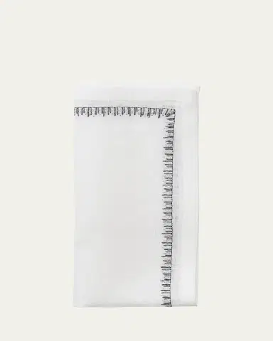 Kim Seybert Filament Embroidered Linen Napkin | Thumbnail 2