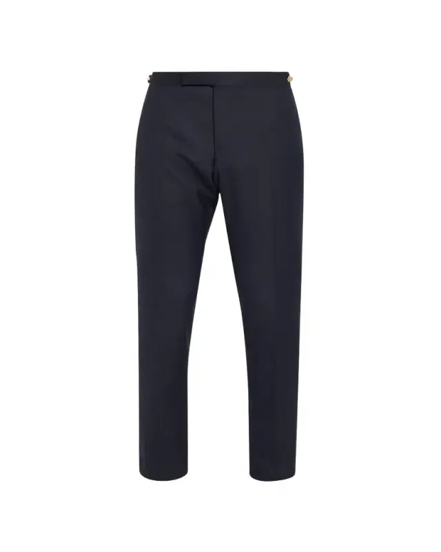 Slim-Leg Flannel Trousers, Medium Gray