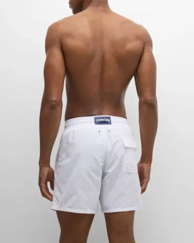 Vilebrequin Men's Solid Swim Shorts | Thumbnail 4 Vilebrequin Men's Solid Swim Shorts | Thumbnail 4