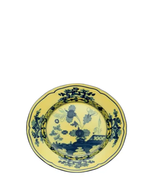 GINORI 1735 Oriente Italiano Bread Plate, Citrino