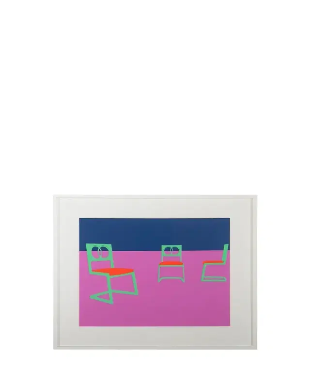 RFA Fine Art "Study Of Chairs 2" Print Wall Art by Michael Wolk
