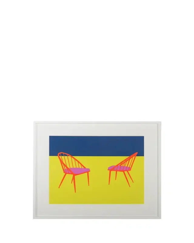 RFA Fine Art "Study Of Chairs 1" Print Wall Art by Michael Wolk