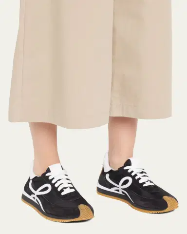 Loewe Flow Suede Retro Runner Sneakers | Thumbnail 3