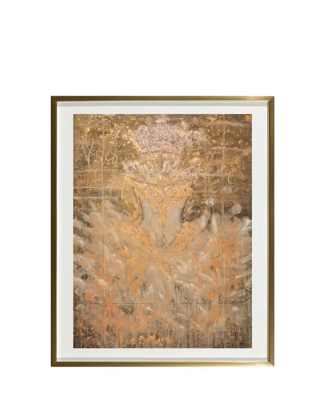 RFA Fine Art "Beige & Gold Tutu" Giclee by Lenore Gimpert