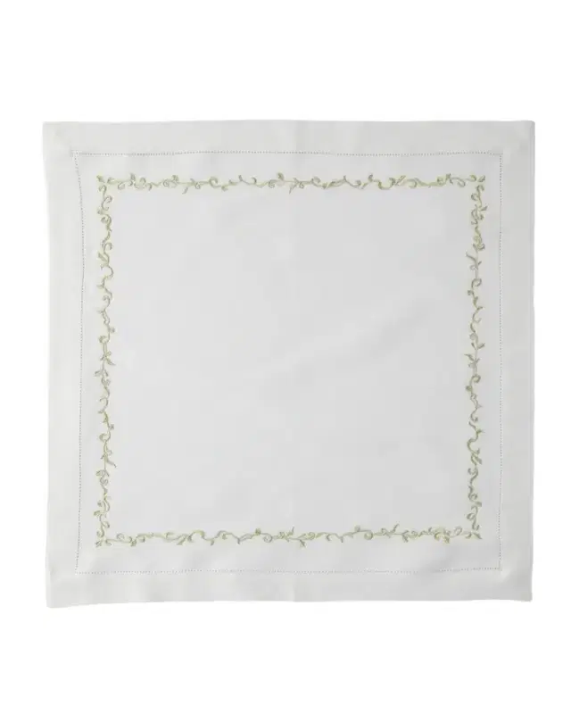Nomi K Gold Wave Embroidered Napkin