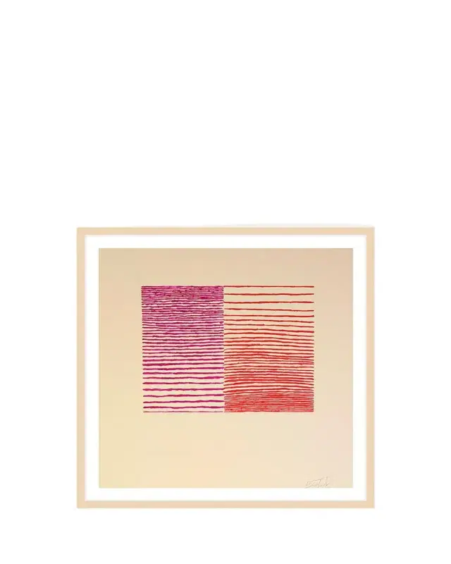 RFA Fine Art "Red Magenta Ripples" Print Wall Art by Evan Taylor