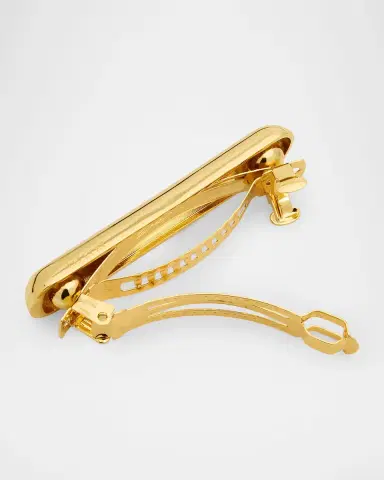 Lelet Ny Glossy Bar Brass Barrette | Thumbnail 2