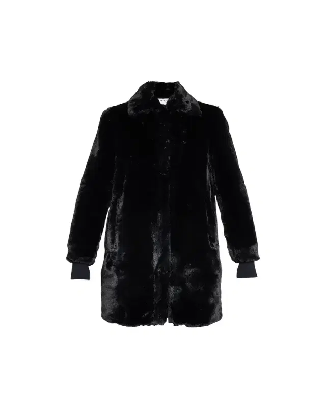 Akris punto Faux-Fur Collared Coat