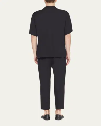 3.1 Phillip Lim Men's Zip-Front Baseball Shirt | Thumbnail 3