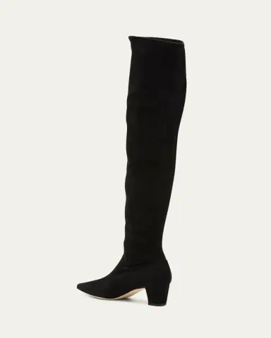 Manolo Blahnik Lupasca Suede Over-The-Knee Boots | Thumbnail 3