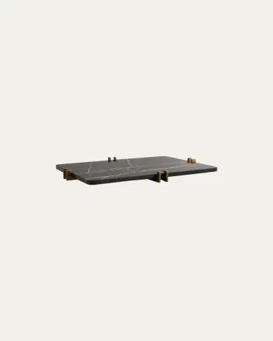 Arteriors Lockhart Marble Rectangular Tray | Thumbnail 2