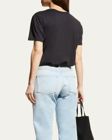 MAJESTIC FILATURES Lyocell Cotton Semi-Relaxed Short-Sleeve Crewneck tee | Thumbnail 3 MAJESTIC FILATURES Lyocell Cotton Semi-Relaxed Short-Sleeve Crewneck tee | Thumbnail 3