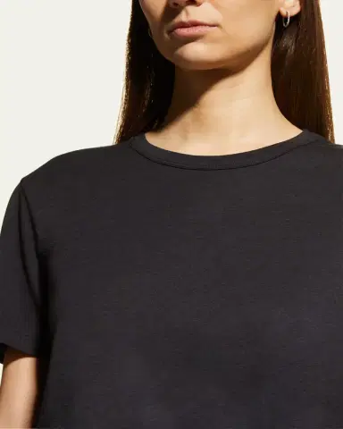 MAJESTIC FILATURES Lyocell Cotton Semi-Relaxed Short-Sleeve Crewneck tee | Thumbnail 5 MAJESTIC FILATURES Lyocell Cotton Semi-Relaxed Short-Sleeve Crewneck tee | Thumbnail 5
