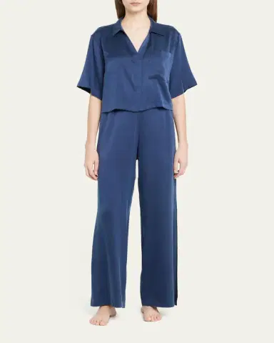 Lunya Washable Silk High-Rise Pant Set | Thumbnail 6 Lunya Washable Silk High-Rise Pant Set | Thumbnail 6