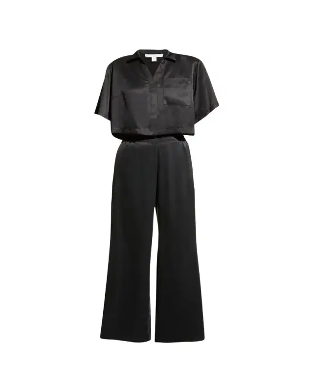 Lunya Washable Silk High-Rise Pant Set