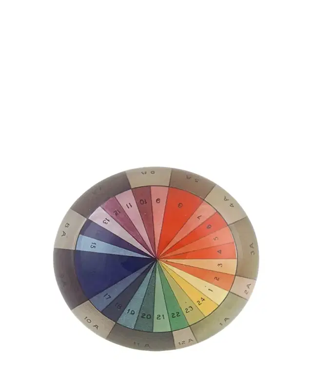 John Derian Color Wheel Dome Paperweight