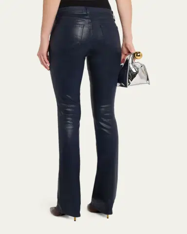 L'Agence Selma High-Rise Coated Sleek Baby Boot Jeans | Thumbnail 3