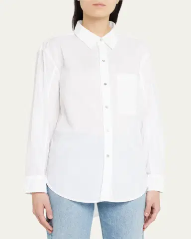 AMO Denim Ruth Oversized Button-Front Shirt | Thumbnail 4 AMO Denim Ruth Oversized Button-Front Shirt | Thumbnail 4