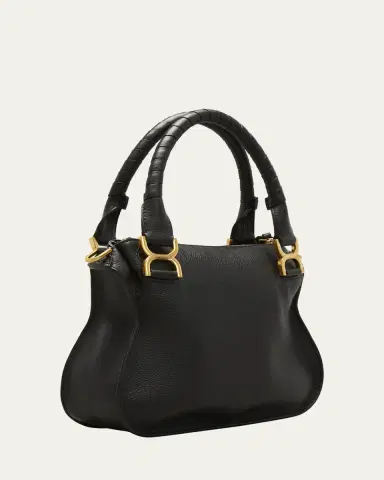 Chloé Marcie Small Satchel Bag in Grained Calfskin | Thumbnail 3 Chloé Marcie Small Satchel Bag in Grained Calfskin | Thumbnail 3