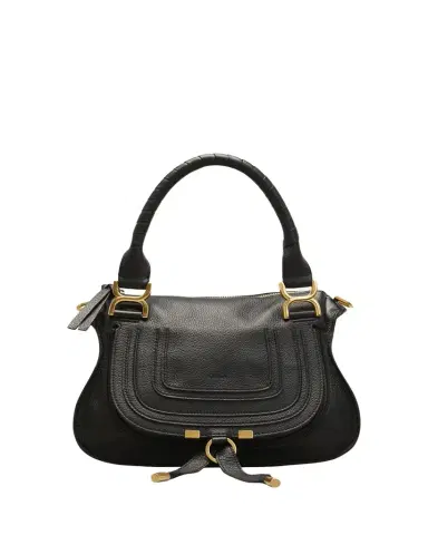 Chloé Marcie Small Satchel Bag in Grained Calfskin | Thumbnail 1 Chloé Marcie Small Satchel Bag in Grained Calfskin | Thumbnail 1