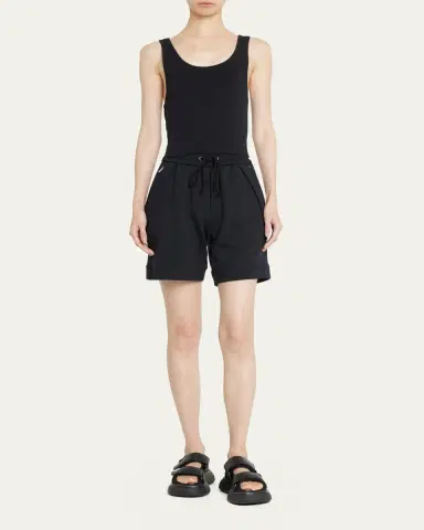 ÉTERNE Cropped Scoop-Neck Tank Top | Thumbnail 2