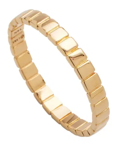 Lana 14K Yellow Gold Skinny Tag Ring | Thumbnail 1