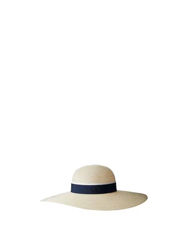 -Brim Straw Hat