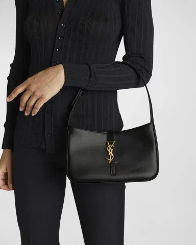 Saint Laurent Le 5 A 7 Shoulder Bag in Smooth Leather | Thumbnail 5