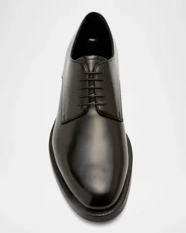 Giorgio Armani Men's Formal Leather Derby Shoes | Thumbnail 4