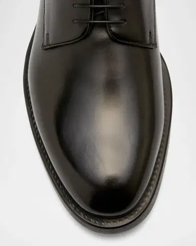 Giorgio Armani Men's Formal Leather Derby Shoes | Thumbnail 5