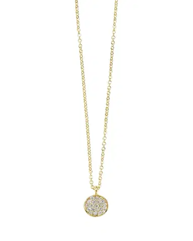 Ippolita Mini Flower Pendant Necklace in 18K Gold with Diamonds | Thumbnail 1