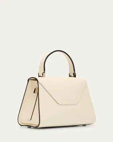 Valextra Iside Mini Leather Satchel Bag | Thumbnail 3 Valextra Iside Mini Leather Satchel Bag | Thumbnail 3