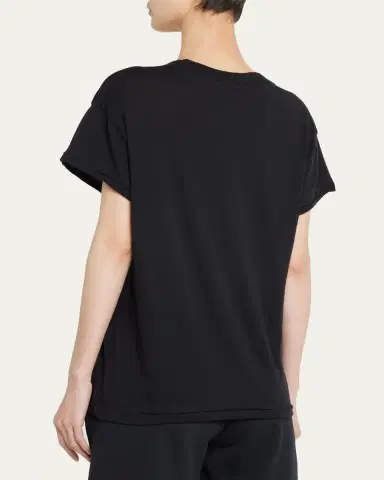 ÉTERNE Short-Sleeve Boyfriend T-Shirt | Thumbnail 3