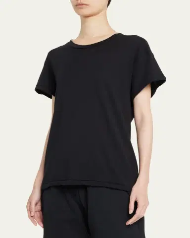 ÉTERNE Short-Sleeve Boyfriend T-Shirt | Thumbnail 4