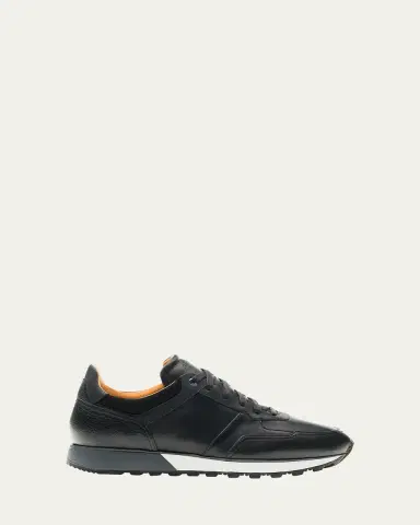 Magnanni Men's Arco Mix-Leather Trainer Sneakers | Thumbnail 6 Magnanni Men's Arco Mix-Leather Trainer Sneakers | Thumbnail 6