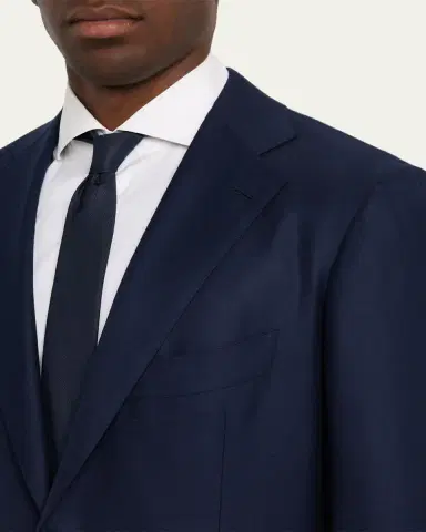 Cesare Attolini Men's Deconstructed Wool Two-Button Blazer | Thumbnail 5 Cesare Attolini Men's Deconstructed Wool Two-Button Blazer | Thumbnail 5