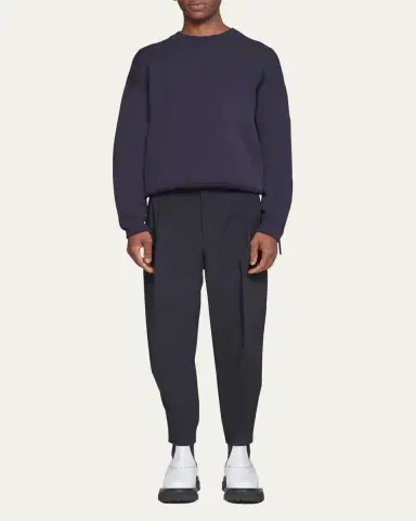 3.1 Phillip Lim Men's Drop-Crotch Tapered Trousers | Thumbnail 2 3.1 Phillip Lim Men's Drop-Crotch Tapered Trousers | Thumbnail 2