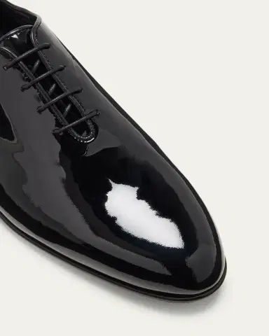 Brioni Men's Patent Lace-Up Oxford Loafers | Thumbnail 5