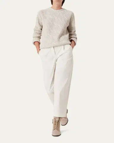 Giorgio Armani Alashan Ribbed Cashmere Sweater | Thumbnail 2