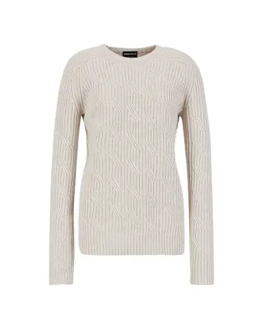 Giorgio Armani Alashan Ribbed Cashmere Sweater | Thumbnail 1