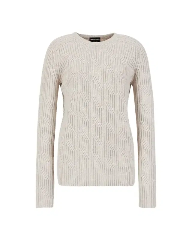 Giorgio Armani Alashan Ribbed Cashmere Sweater