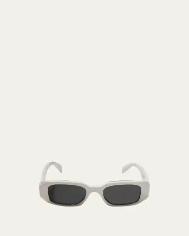 Prada Men's Rectangle Acetate Logo Sunglasses | Thumbnail 6 Prada Men's Rectangle Acetate Logo Sunglasses | Thumbnail 6