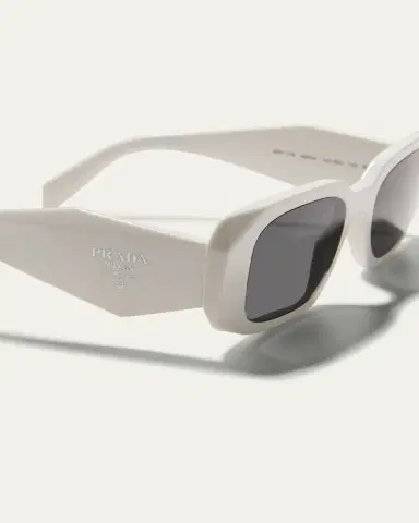 Prada Men's Rectangle Acetate Logo Sunglasses | Thumbnail 7 Prada Men's Rectangle Acetate Logo Sunglasses | Thumbnail 7