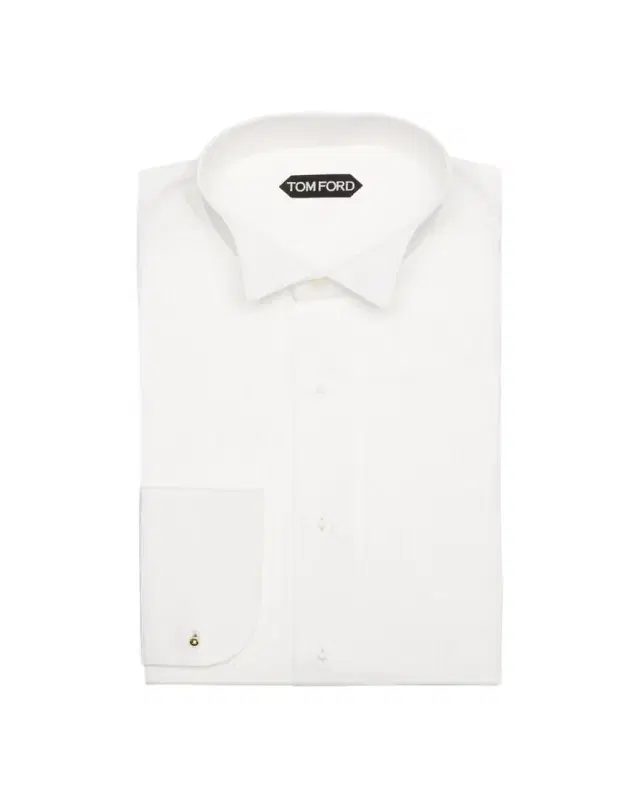 TOM FORD Men's Plisse Formal Dress Shirt