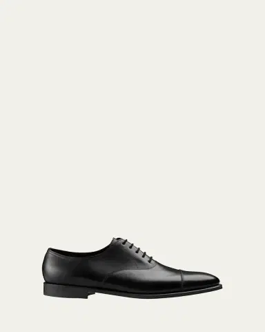 John Lobb Men's City II Cap Toe Leather Oxfords | Thumbnail 2