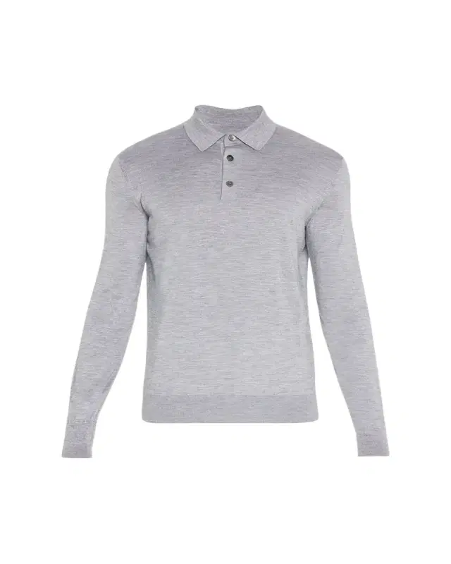 ZEGNA Men's Cashmere-Silk Polo Shirt
