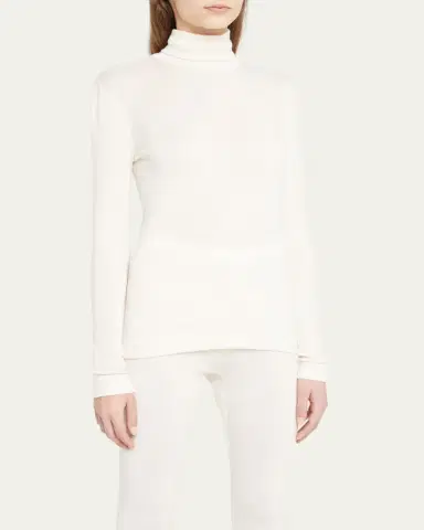Hanro Silk-Cashmere Turtleneck Top | Thumbnail 8