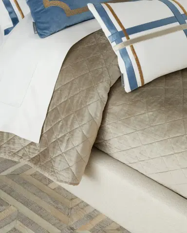 Lili Alessandra Chloe Velvet Coverlet | Thumbnail 1