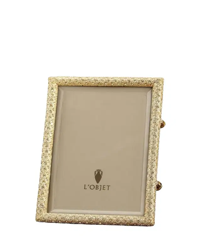 L'Objet Pave Gold Picture Frame, 8" x 10"